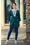 Nora Vol 7 By Ossm Rayon Slub Embroidered Ladies Top Wholesale In India