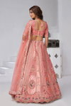 Pink Colour Banarsi Silk Lahenga With Blouse And Dupatta Wholesale In Delhi Kf 2151