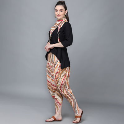 Kainat 8 Fancy New Party Wear Rayon Printed Kurti With Dhoti Collection