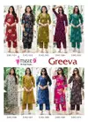 Greeva Vol 1 By Mystic 9 Berlin Wholesale Kurti With Bottom Suppliers In Mumbai