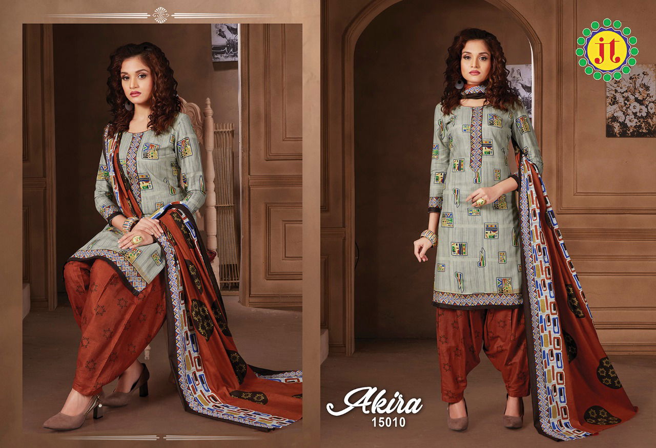 Jt Akira 15 Latest Collection Of Pure Cotton Printed Dress Material