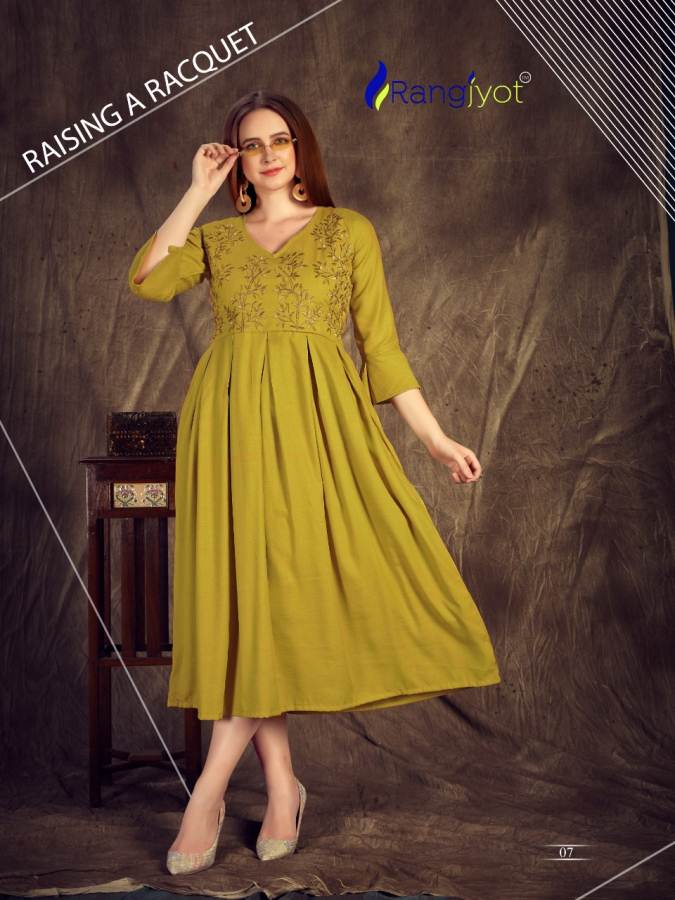 Ranjyot Herry Vol 3 Latest Designer Anarkali Style Kurtis Collection 
