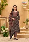 Ajarakh Vol 10 By Mayur Cotton Kurti With Bottom Dupatta Suppliers In India