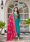 Nazakat Vol 1 By Radhika Vertican Silk Kurti With Bottom Dupatta Exporters In India