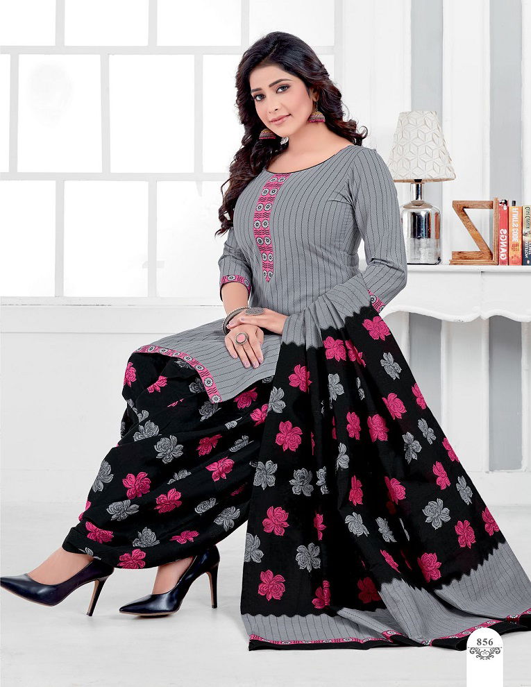 Kuber Geet Patiyala 8 Fancy Designer Latest Regular casual Wear  Pure Cotton Printed Dress Material Collection