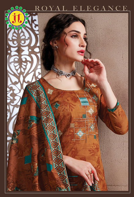 Jt Afreen 3 Latest Fancy Designer Regular Casual Wear Printed Cotton Dress Material Collection
