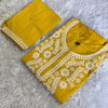 Naisha K 386 Rayon Chikankari Casual Wear Top And Bottom Wholesale Online