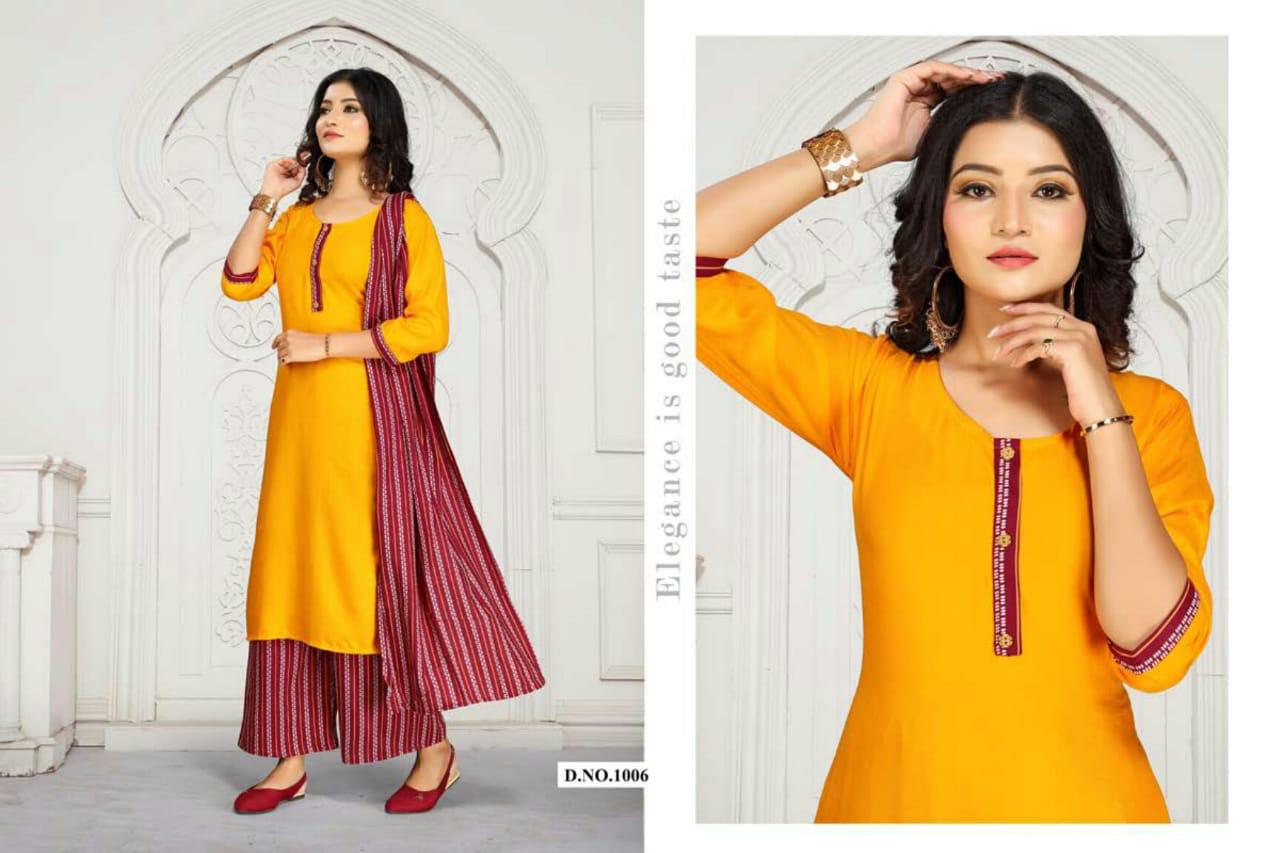 Ft Natural Latest Fancy Rayon Regular Wear Readymade Salwar Suit Collection