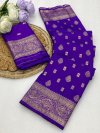 Self Elampillai Silk Rich Copper Zari Weaving Pallu Saree