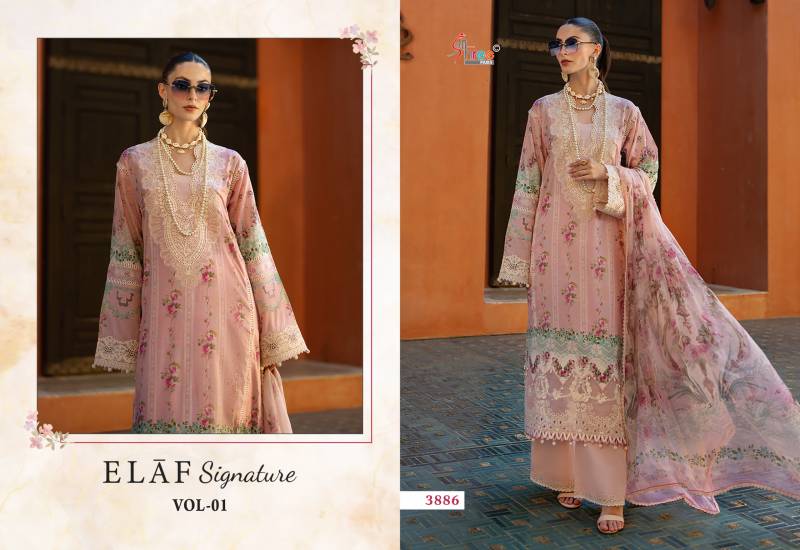 Shree Elaf Signature Vol 1 Cotton Dupatta Pakistani Salwar Kameez Wholesale Suppliers In Mumbai