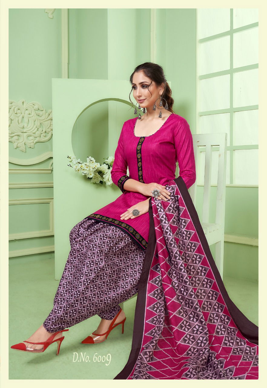 SC Liza 6th Edition Latest Designer Festive Wear Cotton Printed Dress Material Collection 