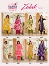 Zalak Vol 3 By Radhika Rayon Discharge Foil Printed Kurti With Bottom Exporters In India