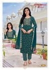 Janhvi Vol 1 By Shree Ganesh Capsule Printed Kurti With Bottom Dupatta Suppliers In India