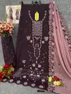 Mah E Rooh 5154 A To F Georgette Embroidery Salwar Suits Collections