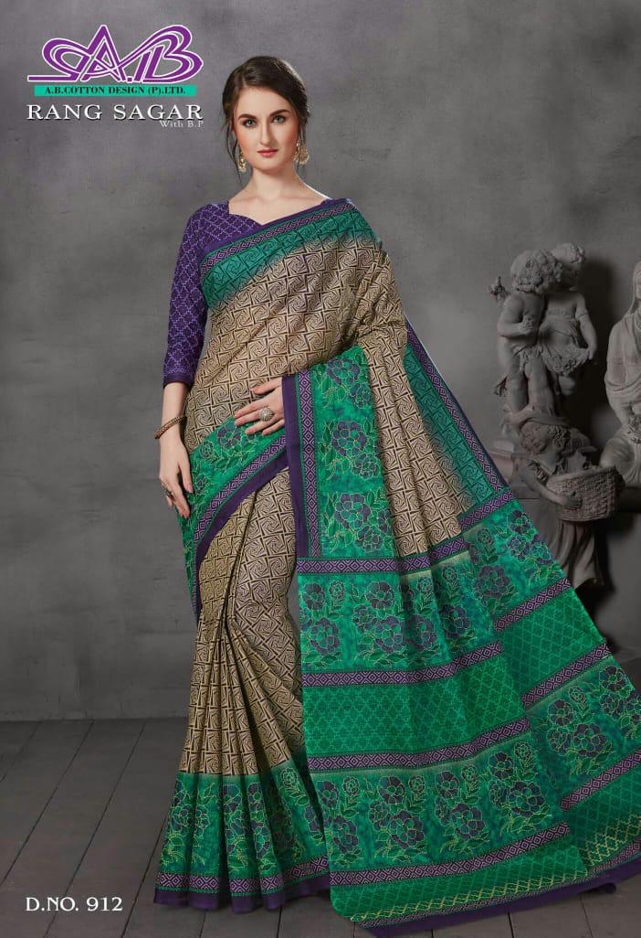 Ab Rang Sagar Latest Designer Cotton Printed Saree Collection 