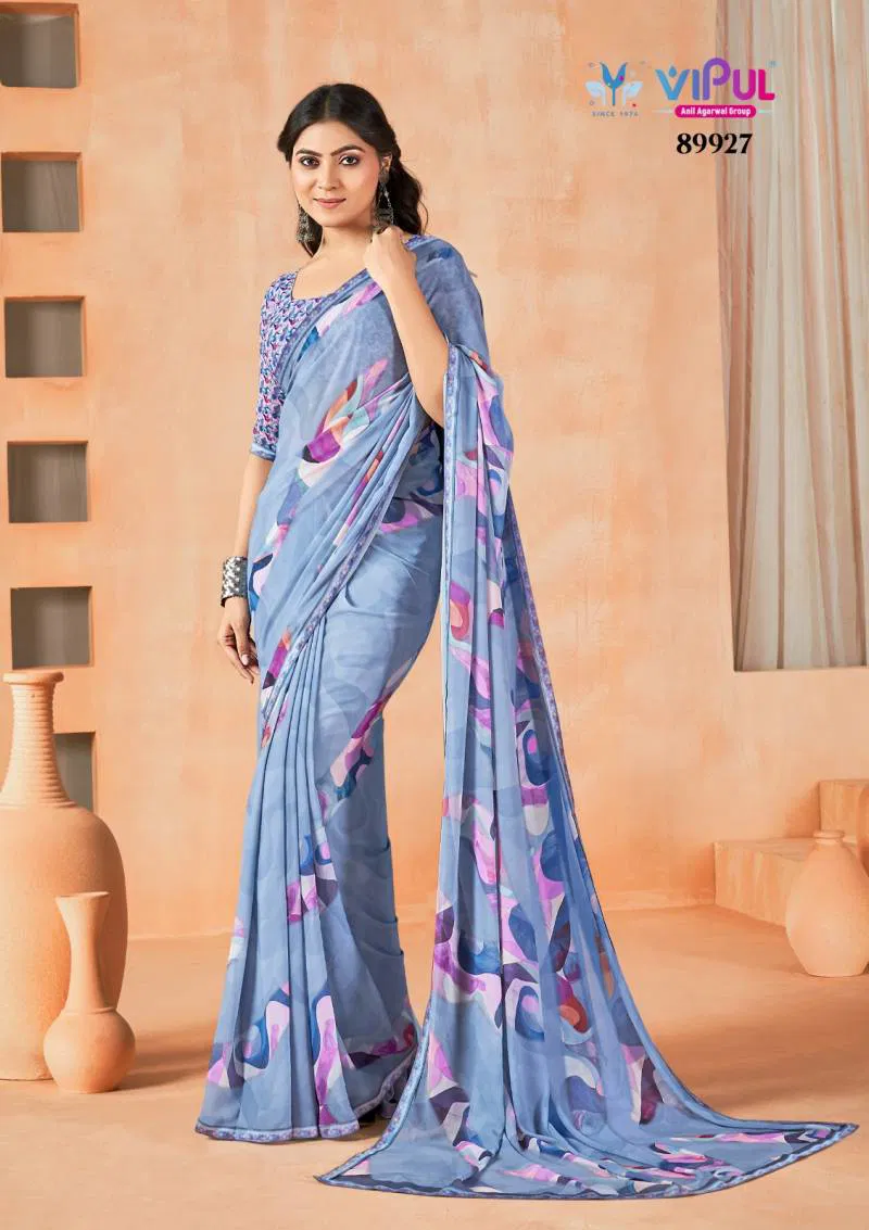 Aardhya Vol 2 By Vipul Weight Less Printed Fancy Saree Wholesalers In Delhi