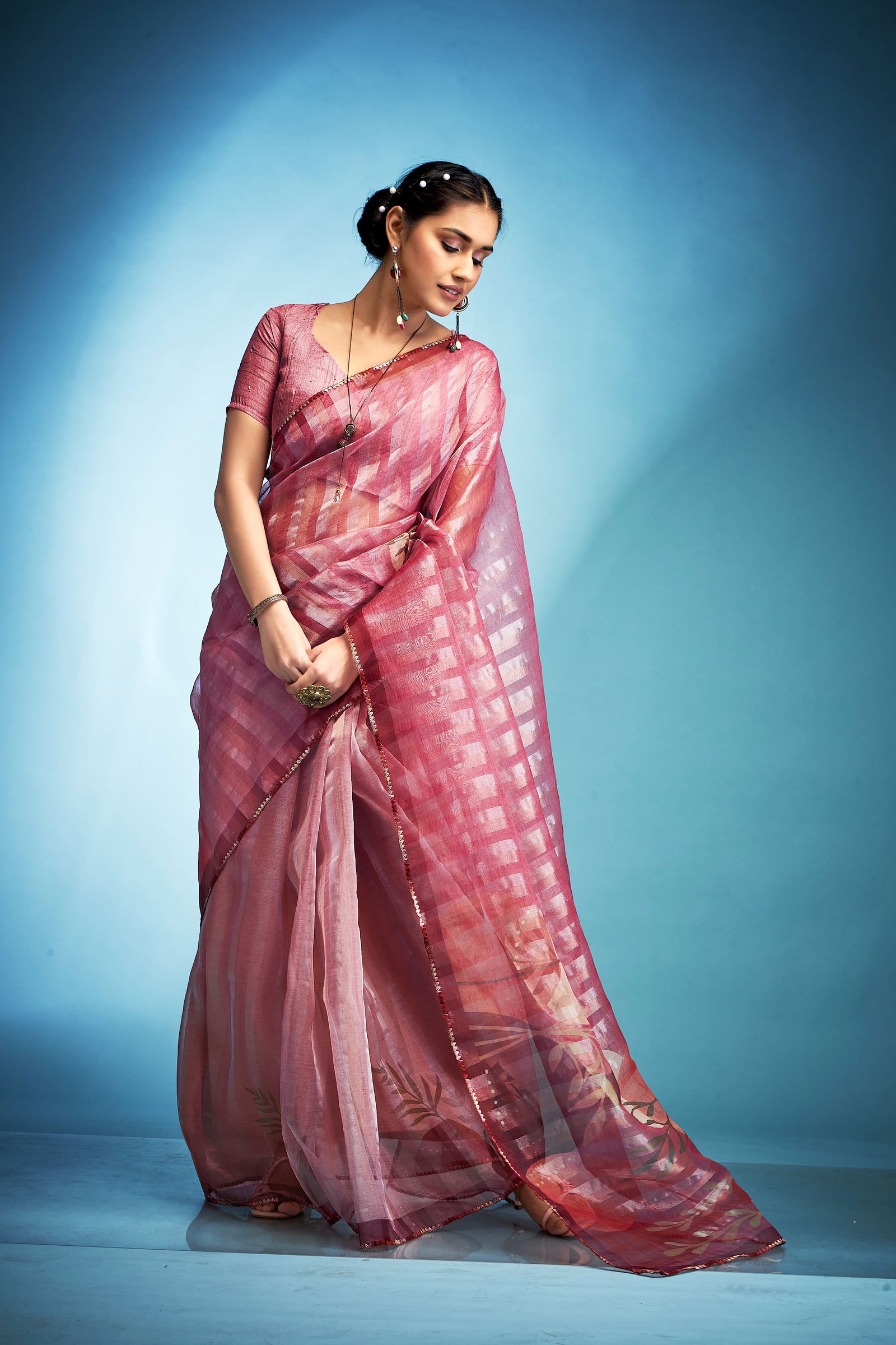 Klanjali By Kala Jamun Tissue Silk Designer Saree Exporters In India