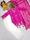 KF 2115 Kalaai Viscose Silk Embroidery Plazzo Suits
