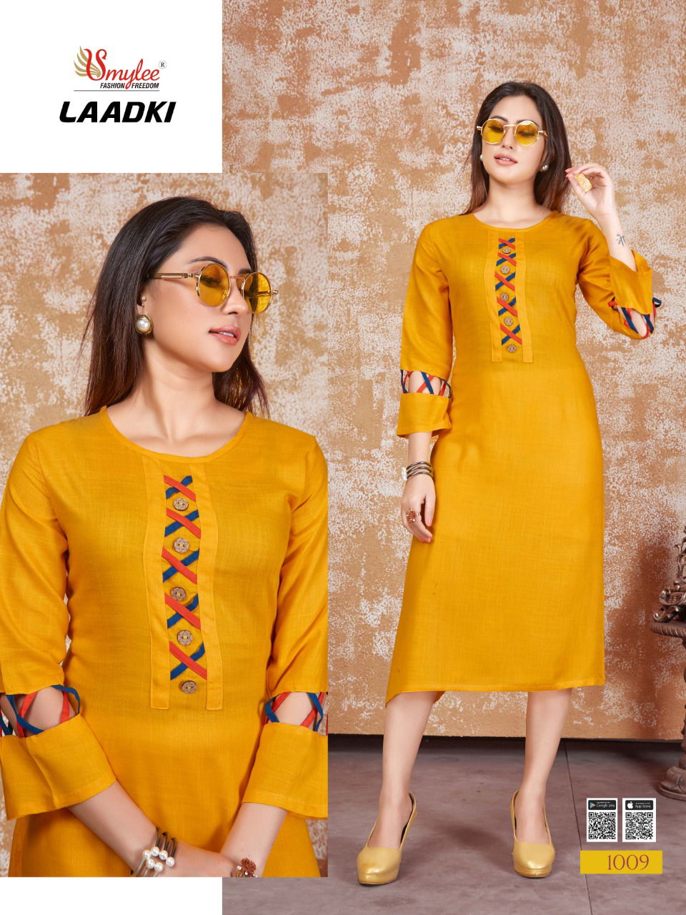 Smylee Ladki Heavy Latest Fancy Designer Ethnic Wear Rayon Casual Kurti Collection
