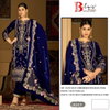Bilqis B 211 A To D Velvet Embroidery Pakistani Salwar Kameez Wholesale Market In Surat