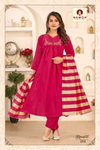 Riwayat By Namoh Mal Chanderi Kurti With Bottom Dupatta Wholesale Online
