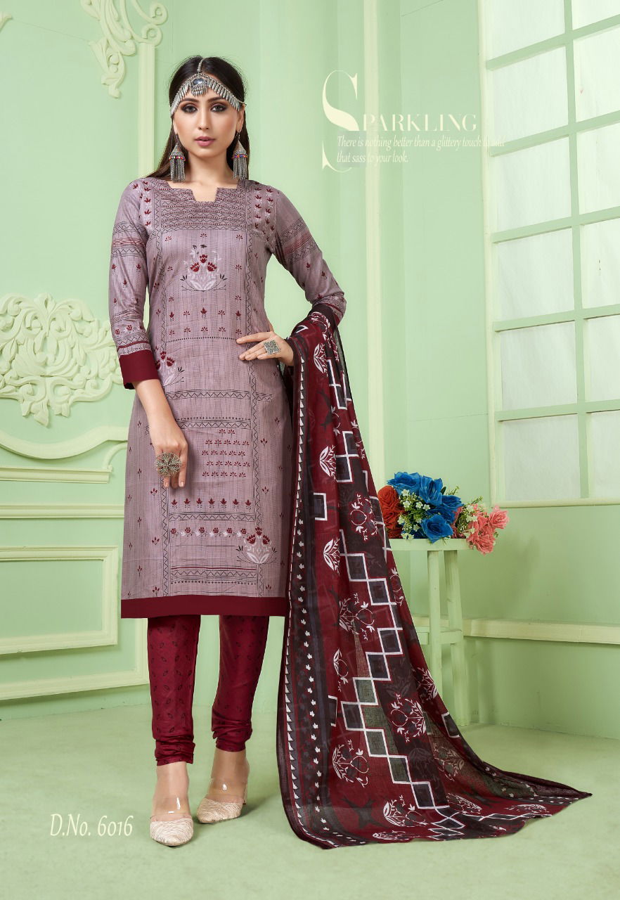 SC Liza 6th Edition Latest Designer Festive Wear Cotton Printed Dress Material Collection 