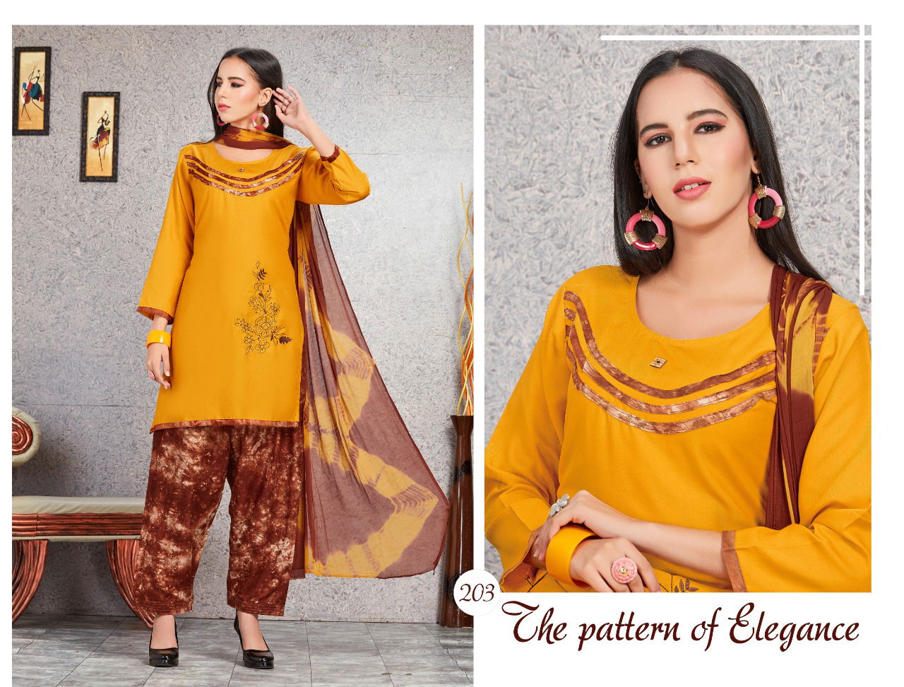 Lagan Latest Designer Regular Wear Rayon Printed Ready Made Collection
