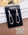 Ad Diamond Silver And Rose Gold Earrings 11 Online Wholesale