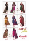 Gamthi Vol 10 By Aarvi Cotton Printed Kurti With Bottom Dupatta Exporters In India
