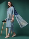 Kalaai Rayon Embroidery  Kurti With Bottom Dupatta Wholesalers In Delhi
