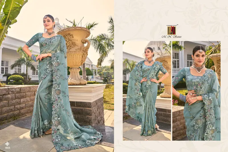 Shahi Poshak Vol 3 By M.N Wedding Wear Wholesale Saree Suppliers In Mumbai