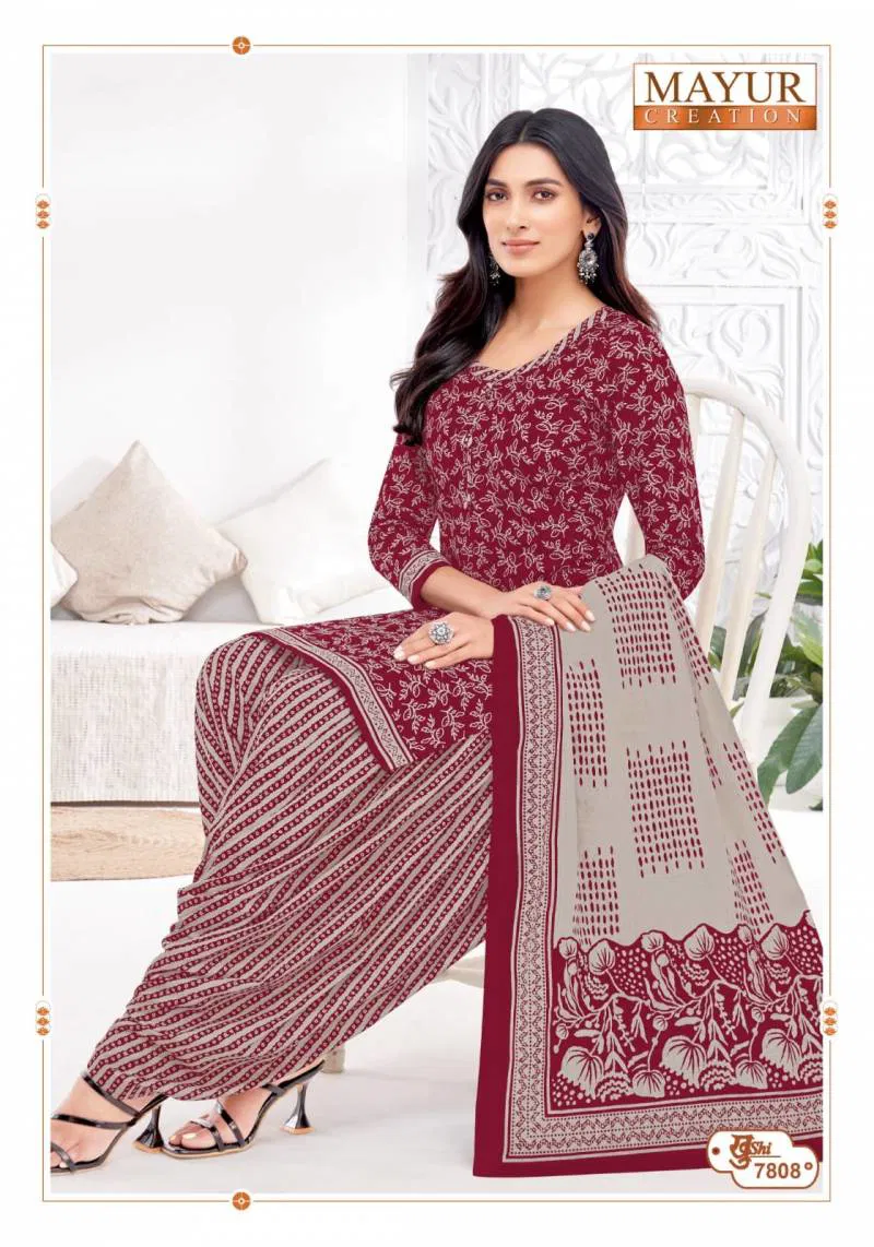 Khushi Vol 78 By Mayur Cotton Dress Material Wholesale Shop In Surat

