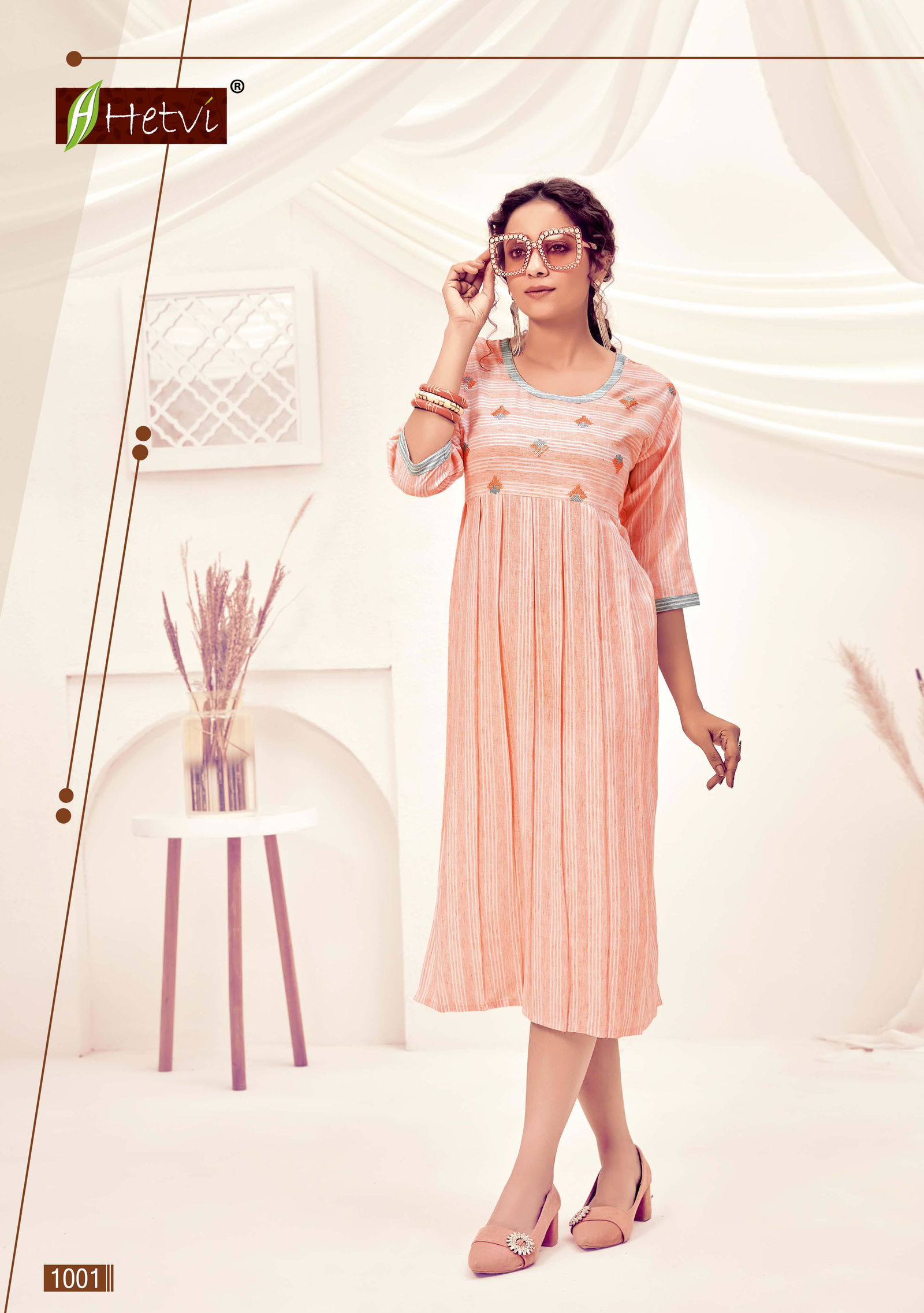 Hetvi Silent Latest Ethic Wear Rayon Designer Anarkali Kurti Collection
