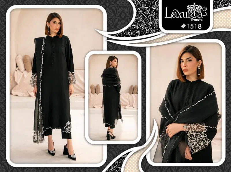 Laxuria Trendz 1518 Faux Georgette Tunic Kurti With Bottom Dupatta Orders In India
