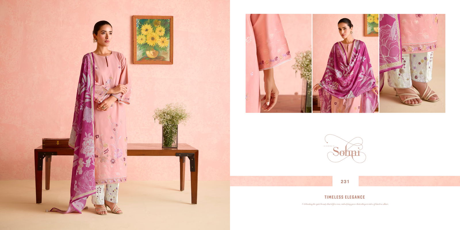 Sunflower By Kimora Sohani Lawn Wholesale Salwar Suits Suppliers In Mumbai
