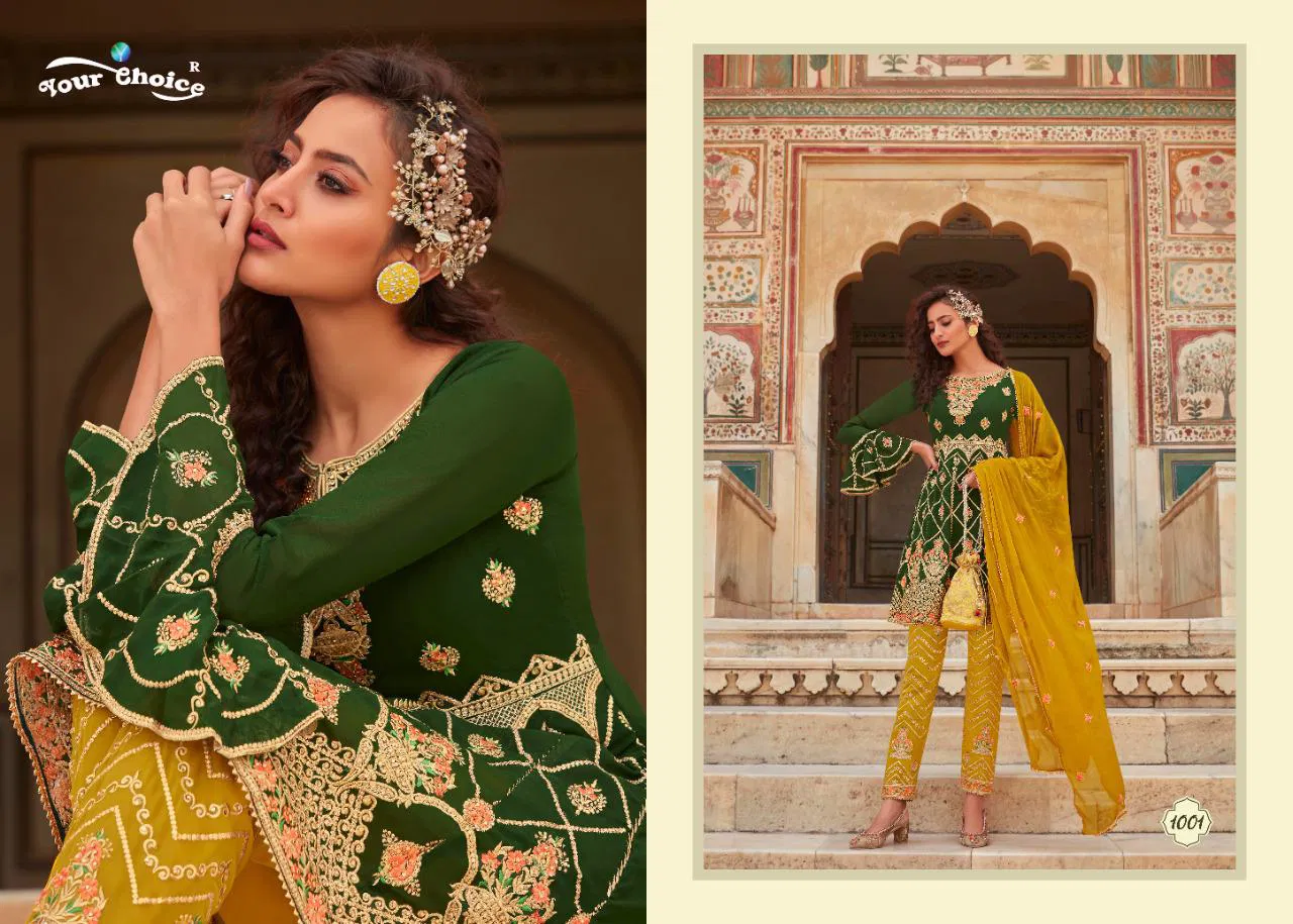 Y.c Maria B 2 Latest Fancy Festive Wear Blooming Georgette With Heavy Embroidery Work Designer Salwar Suits Collection
