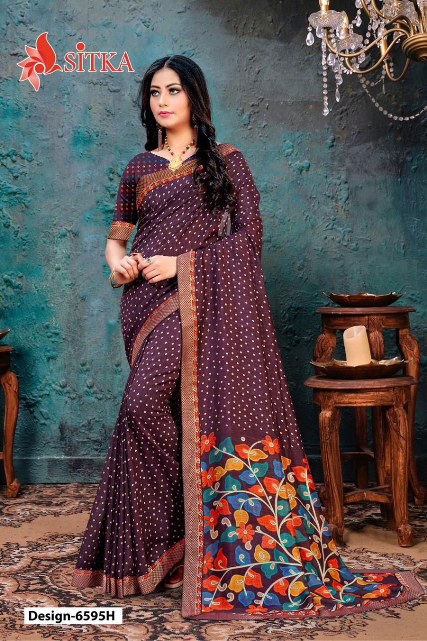 Sindhu Vichitra Silk Latest Designer Regular Wear Printed Vichitra 
 SIlk Sarees Collection
