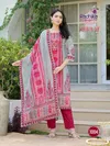 Zeenat Vol 1 By Radhika Cotton Kurti With Bottom Dupatta Wholesalers In Surat