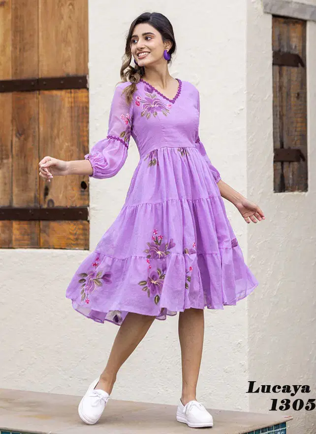 Lucaya Vol 13 By UF Party Wear Ladies One Piece Western Dress Wholesale Online