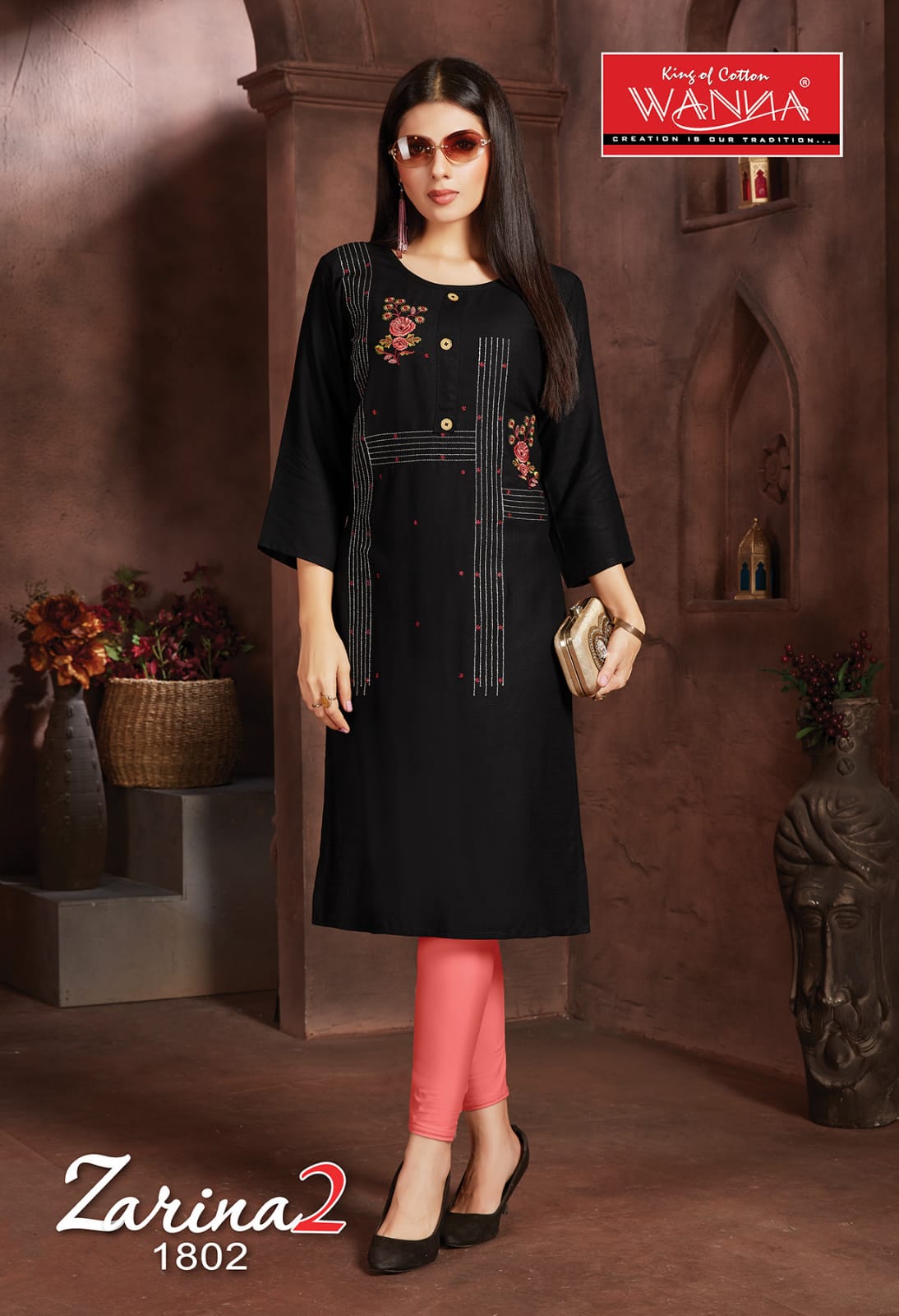 Wanna Zarina 2 Fancy Ethnic Wear Embroidery Latest Kurtis Collection
