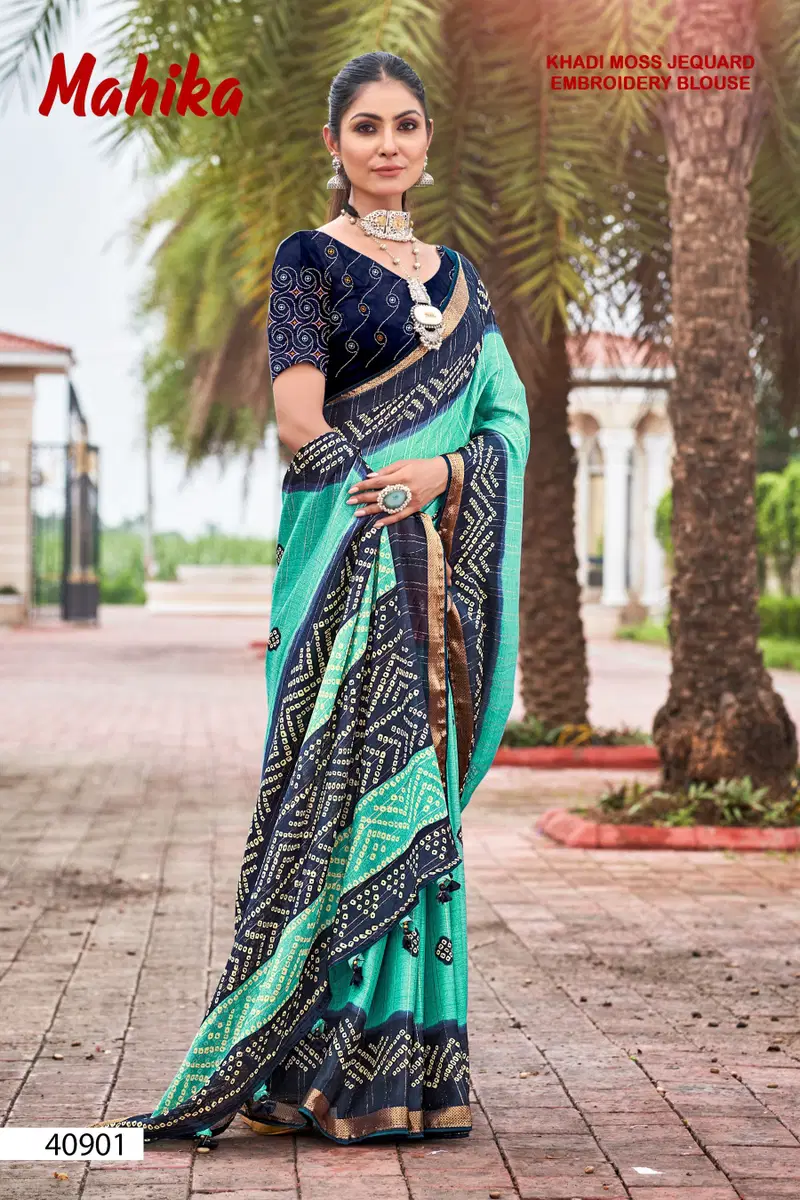 Mahika By 5D Designer Khadi Wedding Wear Sarees Wholesalers In Delhi
