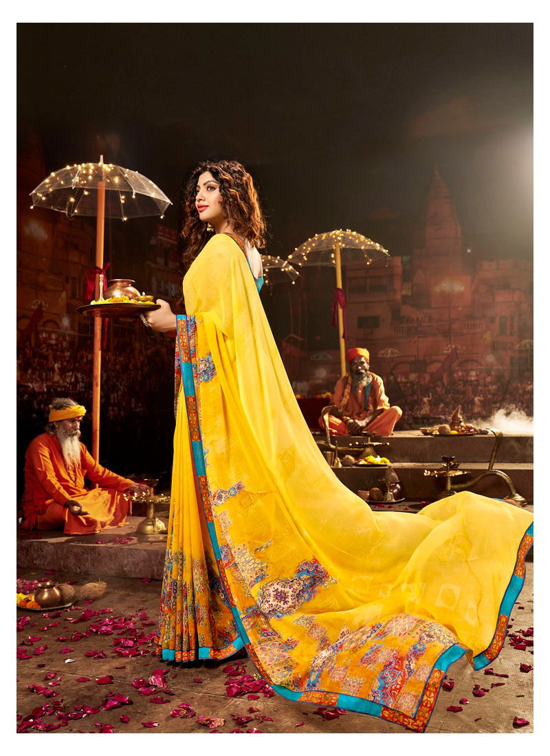 ANTPA CARVAAN Latest Fancy Designer Heavy Regular Wear Weightless Saree Collection