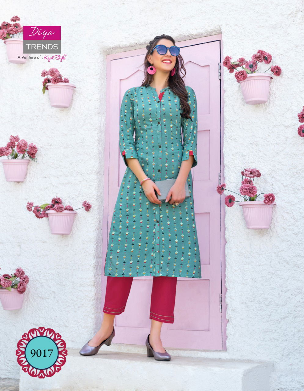 Gardencity 9 Latest Fancy Ethnic Wear Printed Designer Rayon Kurti Collection
