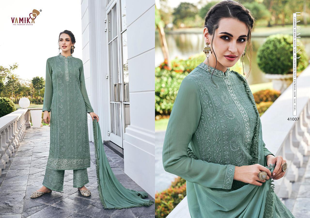 Vamika Simona Vol 2 Latest Designer Plazzo Salwar Suit Collection With Heavy Embroidery Work 