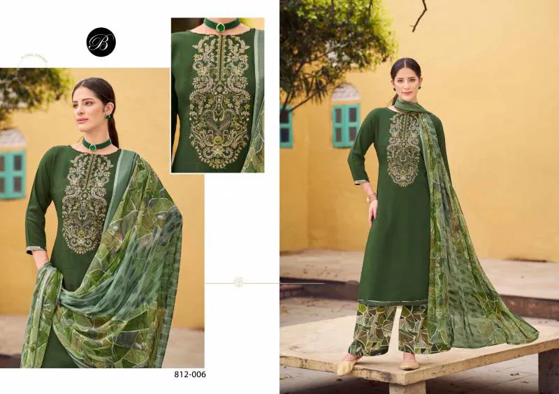 Belliza Gulbano Vol 3 Viscose Rayon Slub Dress Material Wholesale Clothing Distributors In India