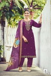 Meher By Ossm Viscose Embroidery Kurti With Bottom Dupatta Wholesale Online