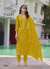 Sajni Vol 2 By Radhika Rayon Printed Surat Kurti With Bottom Dupatta Wholesale Market