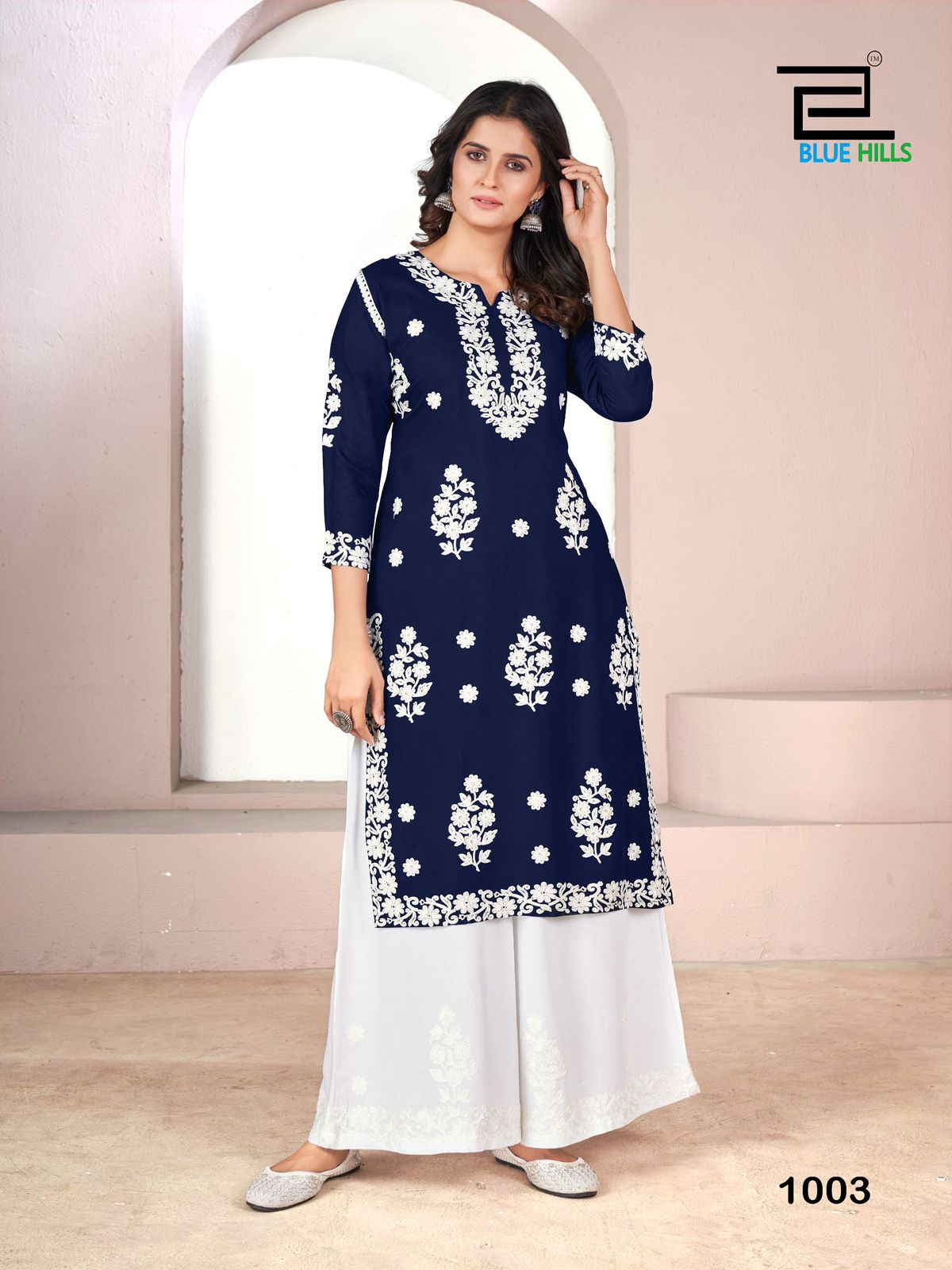 Victoria Vol 3 By Blue Hills Rayon Kurti With Bottom Orders In India