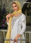 Black White Vol 3 By Zaveri Silk And Embroidery Work Designer Salwar Kameez Catalog