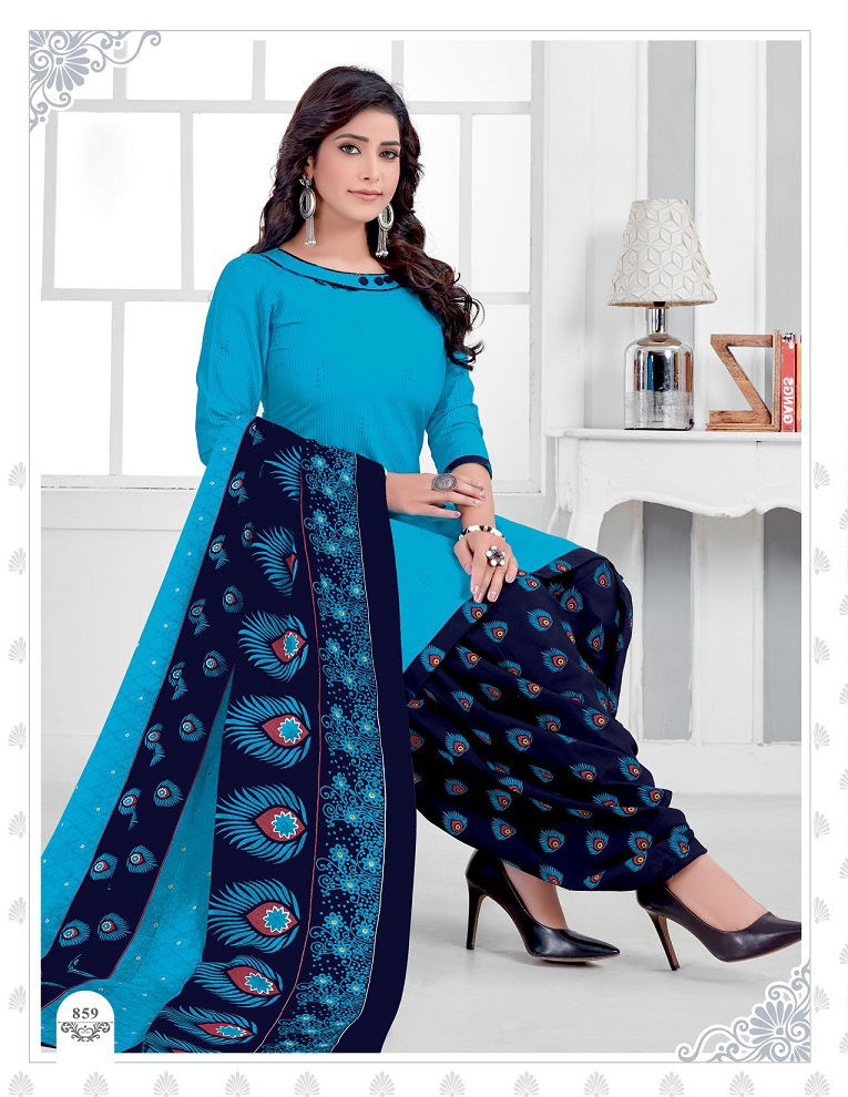 Kuber Geet Patiyala 8 Fancy Designer Latest Regular casual Wear  Pure Cotton Printed Dress Material Collection